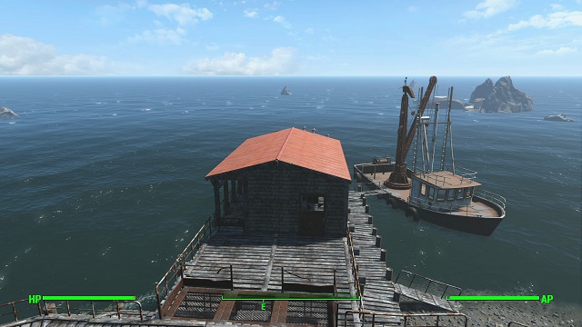 キングズポート灯台　外観　海側