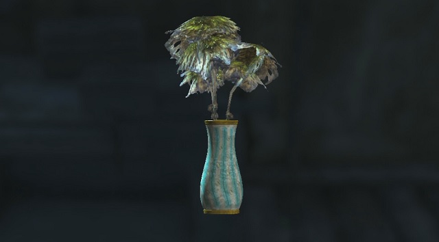 フォールアウト４　ティール色フレア形花瓶