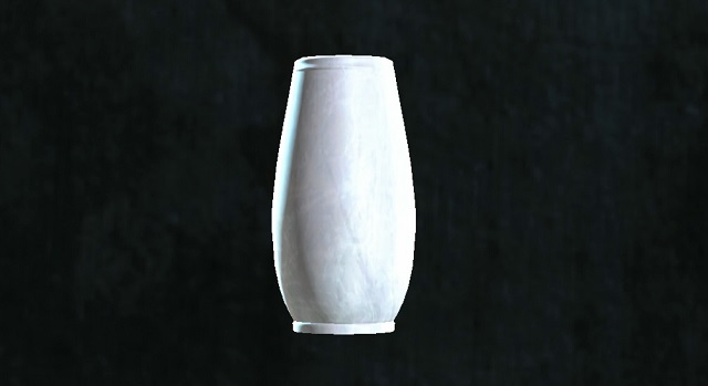フォールアウト４　ガラス製色丸形花瓶