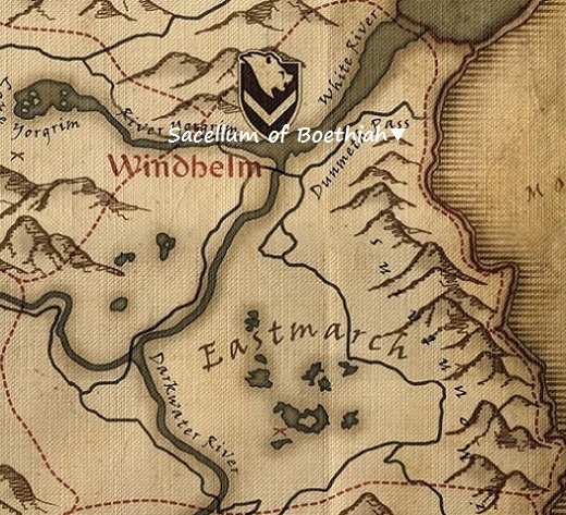 ボエシアの祠　マップ　地図