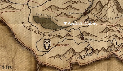 アニスの小屋　マップ　地図
