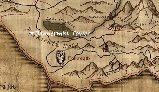 バナーミスト塔　マップ　地図