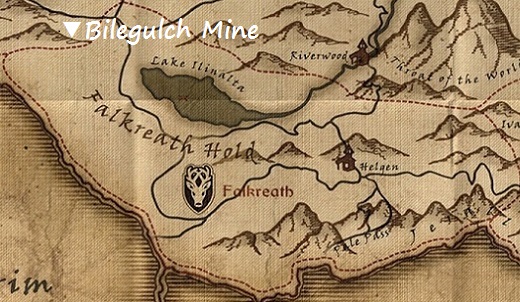 バイルガルチ鉱山　マップ　地図