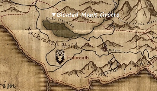 ブローテッド・マンの洞窟　マップ　地図