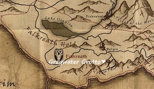 グレイウォーター洞窟　マップ　地図