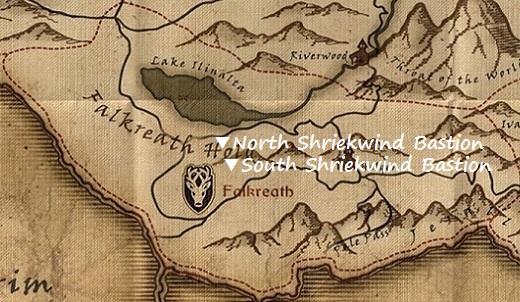 シュリークウィンド砦　マップ　地図