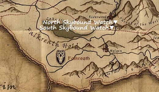 スカイバウンド監視所　マップ　地図