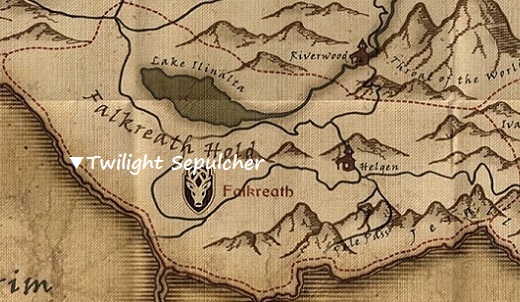 黄昏の墓所　マップ　地図