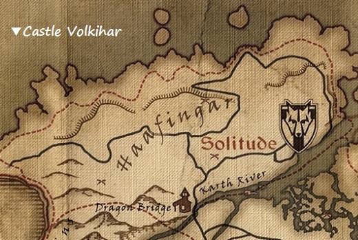 ヴォルキハル城　マップ　地図