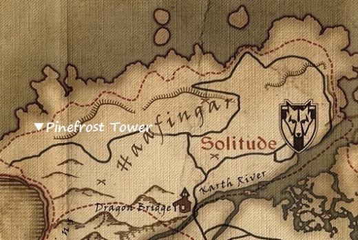 パインフロスト・タワー　マップ　地図