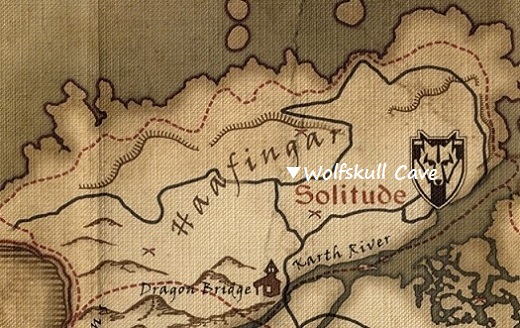 ウルフスカル洞窟　マップ　地図