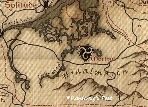 ランヴェイグのファースト　マップ　地図