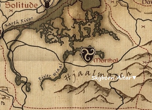 スカイボーンの祭壇　マップ　地図