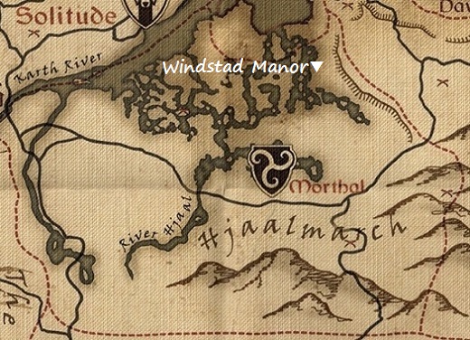 ウィンドスタッド邸　マップ　地図