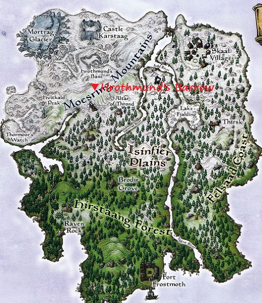 フロスムンドの墓　マップ　地図