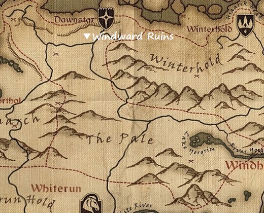 ウィンドワード遺跡　マップ　地図