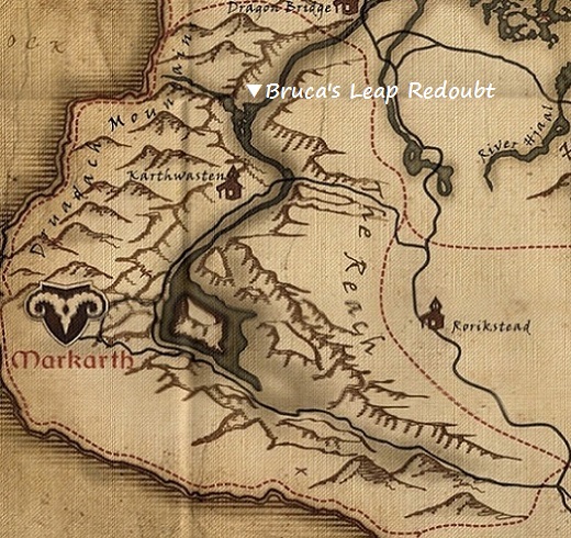 ブルカズリープ要塞　マップ　地図