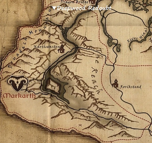 ディープウッド要塞　マップ　地図