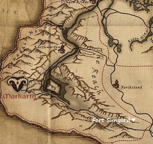 サンガード砦　マップ　地図