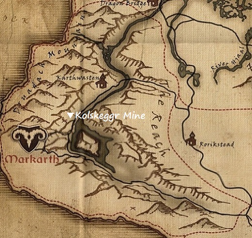 コルスケッガー鉱山　マップ　地図