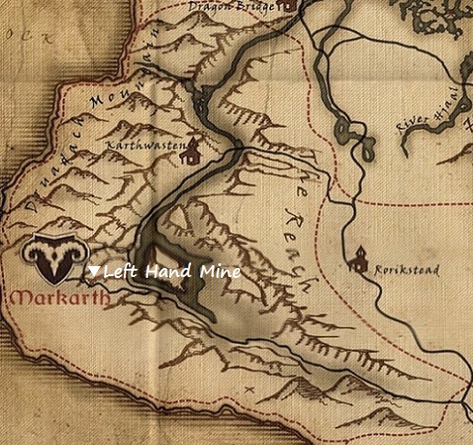レフト・ハンド鉱山　マップ　地図