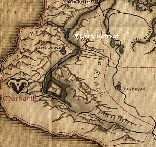 ライアーの隠居所　マップ　地図