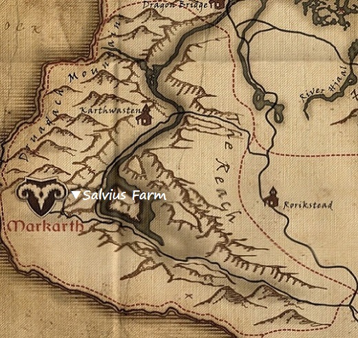 サルヴィウス農場　マップ　地図