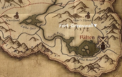 グリーンウォール砦　マップ　地図