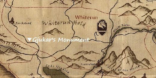 グジュカールの記念碑　マップ　地図