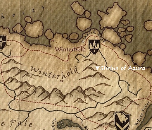 アズラの祠　マップ　地図