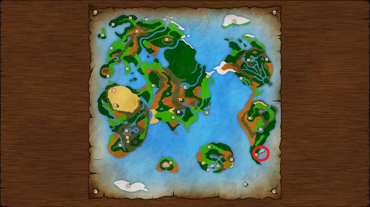 海賊の家の場所・マップ