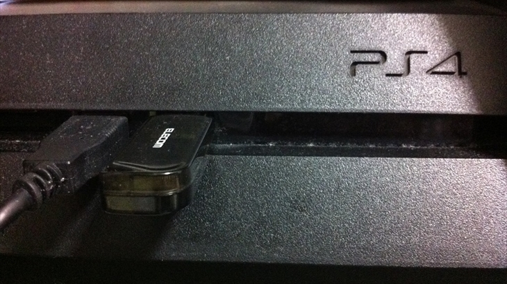 PS4 USBストレージ機器接続