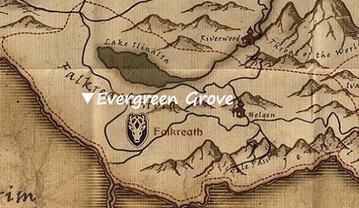 エバーグリーンの森　マップ　地図