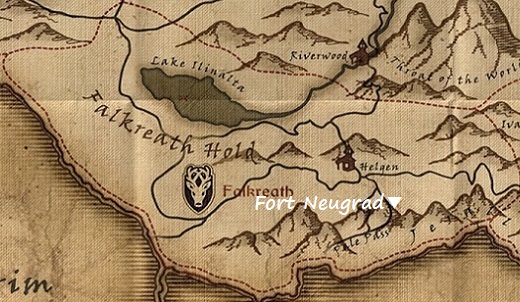 ニューグラド砦　マップ　地図