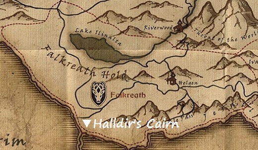 ハルディールの石塚　マップ　地図