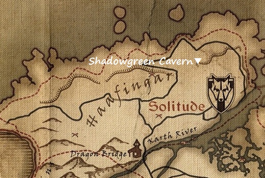 シャドウグリーン洞窟　マップ　地図
