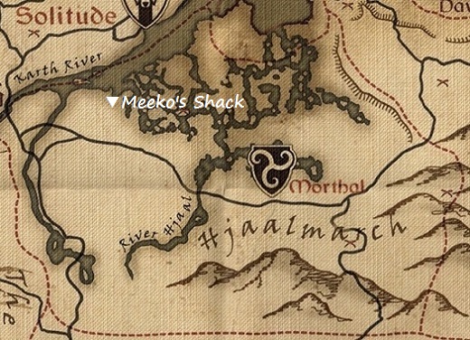 ミーコの小屋　マップ　地図