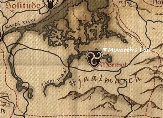 モヴァルスの隠れ家　マップ　地図