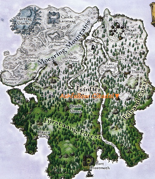 アッシュファロー要塞　マップ　地図