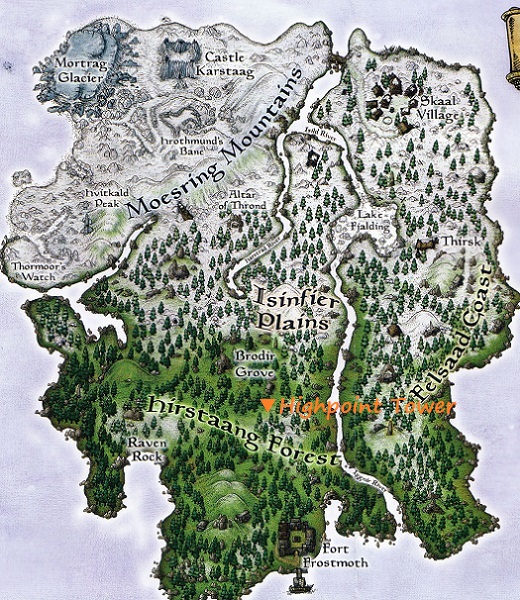 ハイポイント塔　マップ　地図