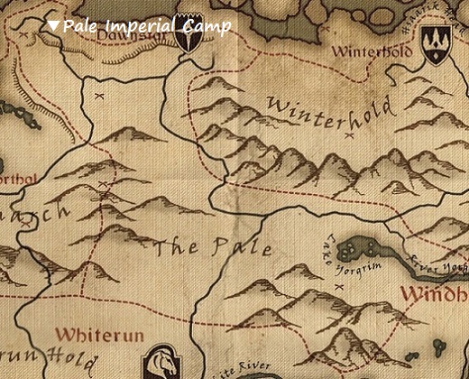 ペイルの帝国軍野営地　マップ　地図