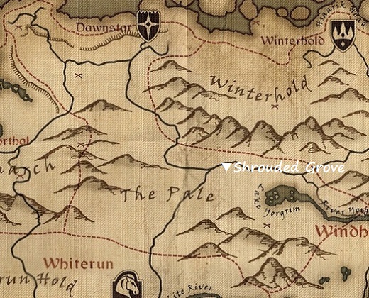 隠匿の森　マップ　地図