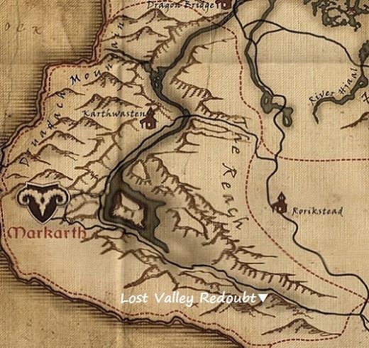 ロスト・バレー要塞　マップ　地図