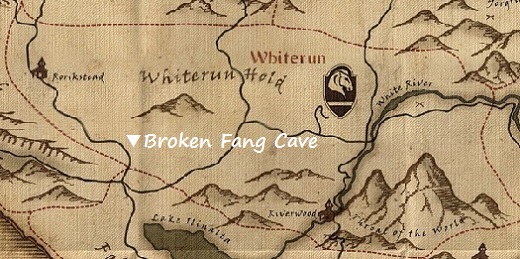 崩れ落ちたファングの洞窟　マップ　地図