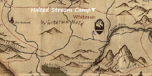 ホルテッド・ストリームの野営地　マップ　地図