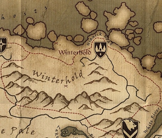 ウィンターホールド　マップ　地図