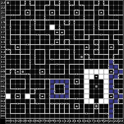 リュードの迷宮 B3F マップ