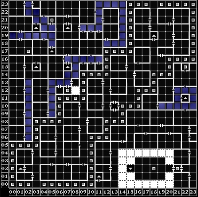 リュードの迷宮 B7F マップ