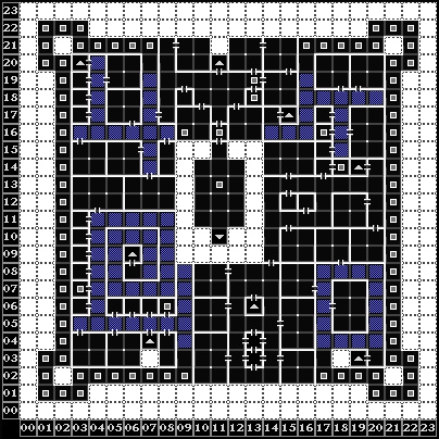リュードの迷宮 B9F マップ